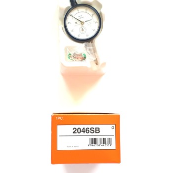 Mitutoyo Messuhr, analog, flache Rückwand, ISO Ausführung 2046SB