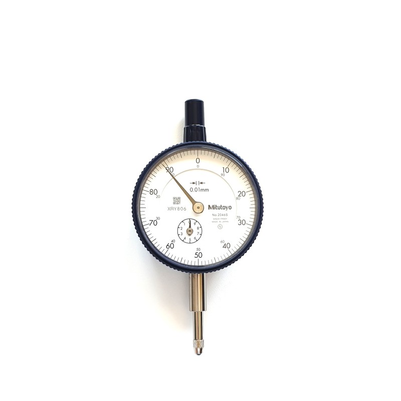 Mitutoyo Messuhr, analog, flache Rückwand, ISO Ausführung 2046SB