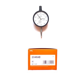 Mitutoyo Messuhr, analog, flache Rückwand, ISO Ausführung 2046AB
